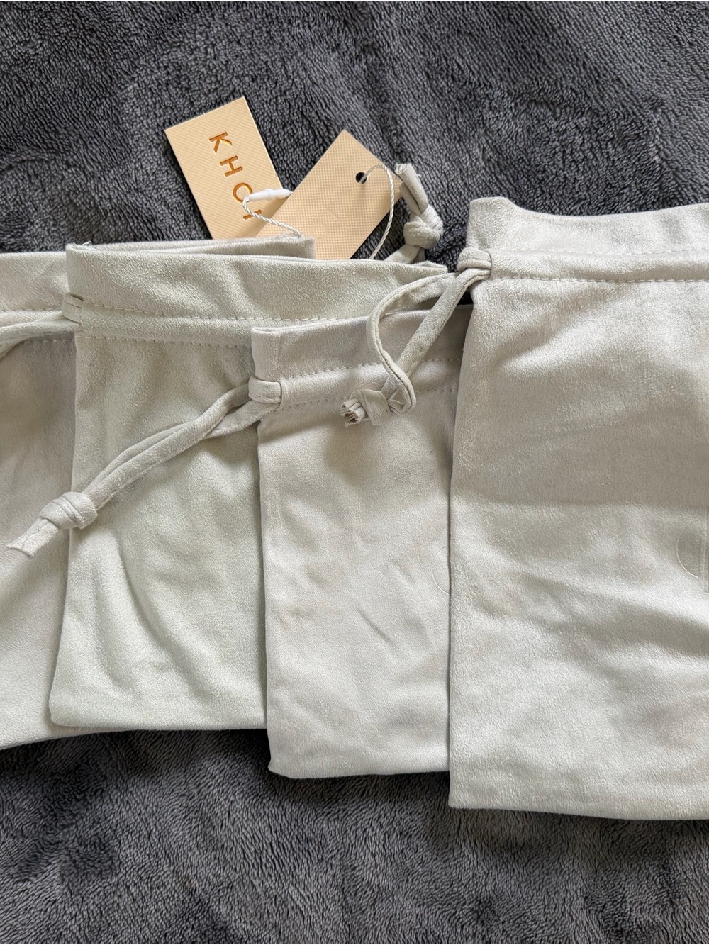 Khaite Women's Cream Drawstring Joggers